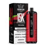 Al Fakher 15000 Puffs Disposable Vape Hypermax ideal for tourists in Dubai with LED display