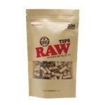 RAW Pre-Rolled Tips natural rolling paper filters original