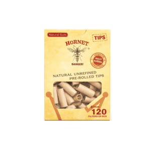 Hornet pre rolled tips 7mm natural chlorine free filters