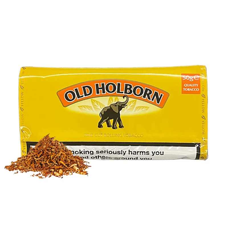 Old-Holborn-Yellow-Rolling-Tobacco-50g Old Holborn Fine Cut Rolling Tobacco Premium UK Tobacco Dubai UAE