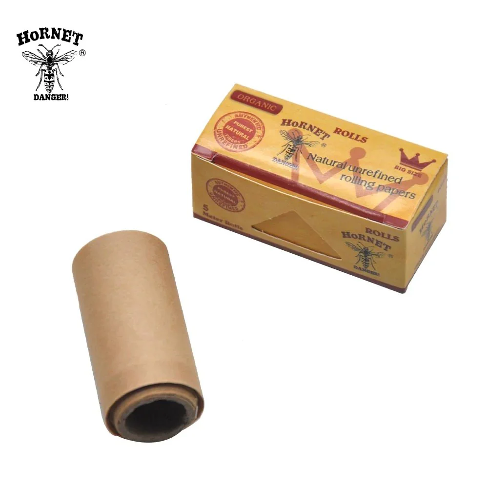 hornet-rolling-paper-natural-unrefined-organic-rolls Hornet Rolling Paper Natural Unrefined Organic Smoking Rolls