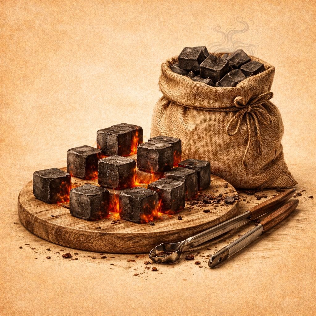Shisha Charcoal in Dubai from Smokers Hub – Natural Coconut Hookah Charcoal