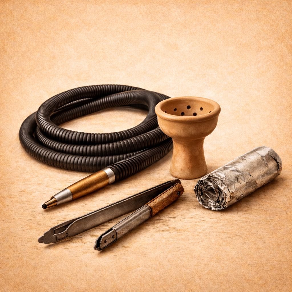 Shisha and Smoking Accessories – Bowls, Tongs, Hoses, Foil and Glass Bases