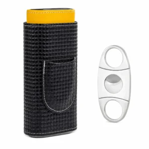 Cigar Case 3pcs Cigar Tube with Built