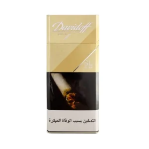 Davidoff Gold Slim premium cigarette pack available in Dubai 2026
