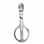 short Cigar Scissors Cutter, Stainless Steel Guillotine Double Blade Straight Cut Scissors Cigar Accessories for Cigars
