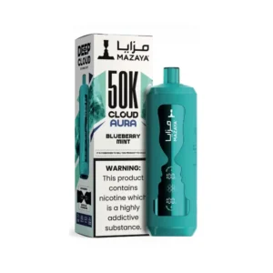 Mazaya Cloud Aura 50000 Puffs disposable vape in UAE Dubai