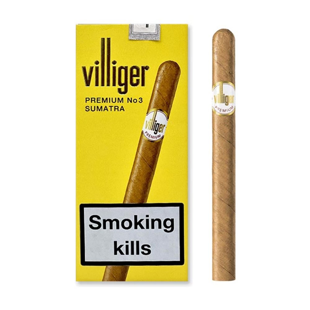VILLIGER PREMIUM No 3 Sumatra cigar pack VILLIGER PREMIUM No 3 Sumatra - Image 1