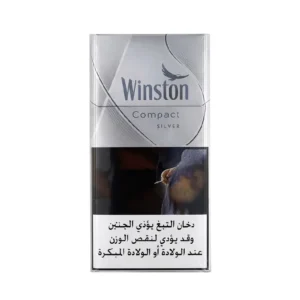 Winston Silver Compact Light Cigarettes 2mg Tar 2mg Nicotine Pack Available in Dubai