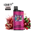 IGET Bar 3500 Puffs Disposable Vape Cherry Blueberry 5 Percent Nicotine