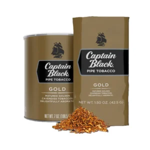Captain Black Gold Tobacco Dubai 42.5g smooth premium light pipe tobacco