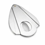 Double Blade Cigar Cutter Stainless Steel Silver Pocket Tool Dubai UAE