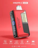 ASPIRE X 45K Puffs Disposable Vape Device in Dubai UAE with adjustable airflow and dual mesh coil