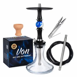 VON YH-301 DAN Hookah stainless steel black premium hookah Dubai