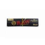 RAW Classic Black Rolling Papers King Size Slim + Tips in Dubai UAE – Premium Ultra Thin Rolling Paper SmokersHub