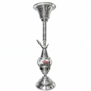 Saad Alkhawanki Full Set Shisha Premium Hookah Dubai Stainless Steel