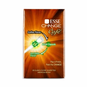Esse Change Cafe premium slim cigarettes authentic ESSE coffee flavor cigarettes available in Dubai UAE