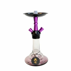 Richman SAH024 Hookah with Click Lock System and Colored Glass Base