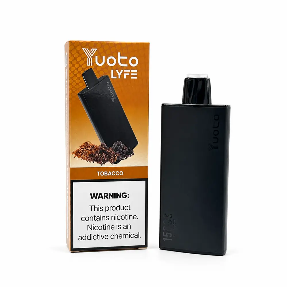 yuoto-lyfe-tobacco-1500-puffs-disposable Yuoto LYFE 15000 Puffs Disposable Vape