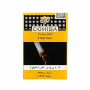 Cohiba Wide Short UAE Authentic Cuban Cigarillos Pack of 6