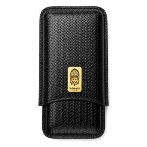Lubinski Leather Cigar Case with Luxury Gift Box