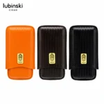 Lubinski Leather Cigar Case with Luxury Gift Box