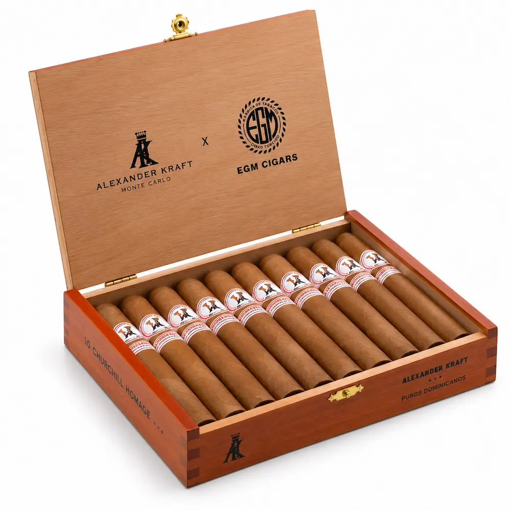 EGM Alexander Kraft Churchill Homage UAE Handmade Dominican Cigar EGM Alexander Kraft Churchill Homage UAE Premium Dominican Cigar Dubai