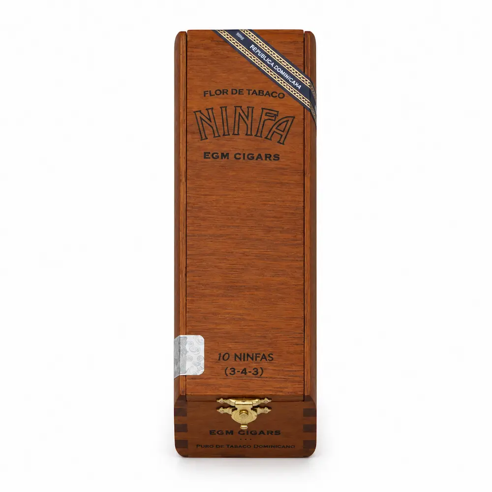 EGM Ninfas UAE Box of 10 Handmade Dominican Cigars EGM Ninfas, EGM Ninfas UAE, EGM Cigars UAE, EGM Cigars Dubai, Dominican Cigars UAE, Dominican Cigars Dubai, Premium Cigars Abu Dhabi, Handmade Dominican Cigars, Handmade Cigars UAE, Medium Cigars UAE, Long Cigars Dubai, Slim Cigars UAE, Ninfa Cigars, Cibao Valley Cigars, 100% Dominican Tobacco, Box of 10 Cigars